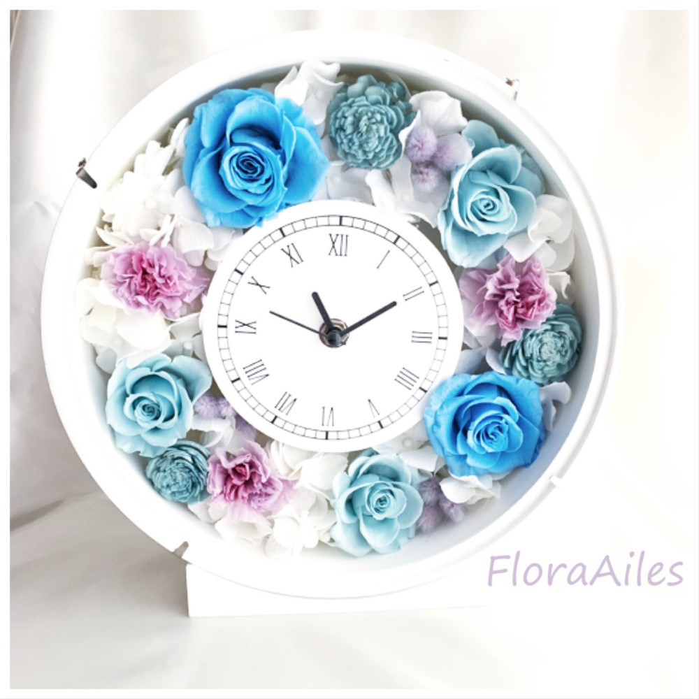 送料無料♪爽やかブルーで時を刻む幸せ時間♪