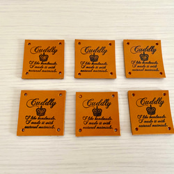 限定タグアソート No.638 革タグ レザータグ ハンドメイド Bレザー本革タグセット☆ハンドメイドレザータグヌメラッピング