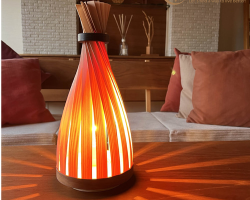 天然材のランプスタンド a196193592b0db01d396ed8bf6af68