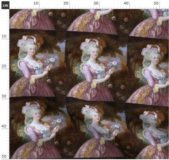 マリーアントワネット 貴婦人 クィーン 生地 輸入生地 ロココ調 