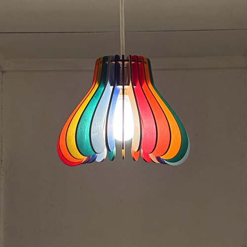 木製ペンダントライト「マッシュ（スペシャルカラー）」｜北欧 照明