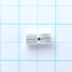 1個螺絲式表扣★7mm×3mm/白銀 第2張的照片