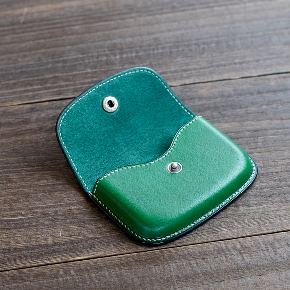 ふっくらした革の名刺入れ　 8枚目の画像