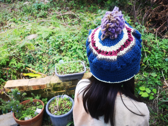 〘60%off sale〙organic wool cap *オーガニックウールキャップ 耳当て帽子 2枚目の画像