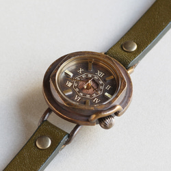 木錶盤WB-007 S尺寸MADE IN JAPAN手工手錶watch木皮革 第7張的照片