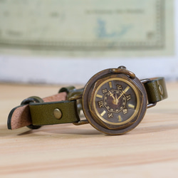 手工手錶對安排WB-007 S / M尺寸MADE IN JAPAN To木皮革 第8張的照片