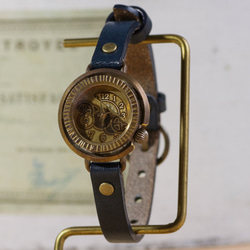 齒輪動機WB-008 S尺寸MADE IN JAPAN手工手錶watch木皮革 第5張的照片