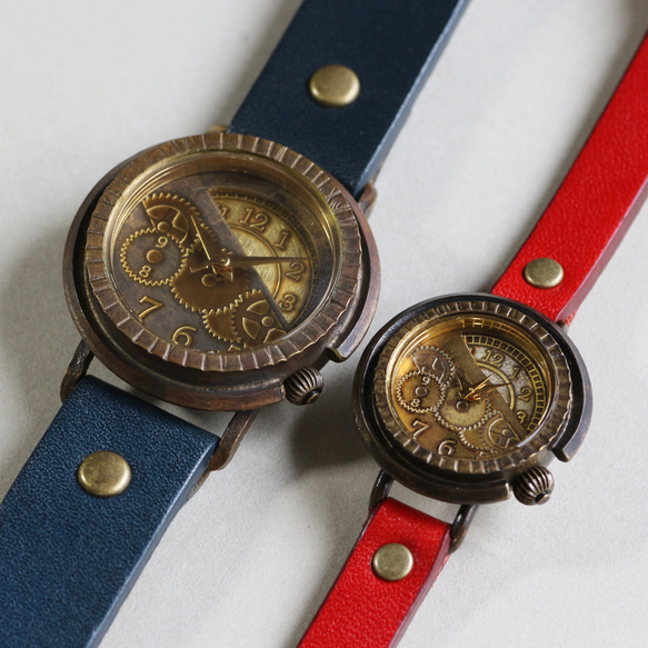 手工手錶對安排WB-008 S / M尺寸MADE IN JAPAN To木皮革 第2張的照片