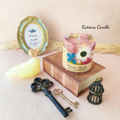 選べるカラー / コロンと可愛いお花のキャンドル キャンドル