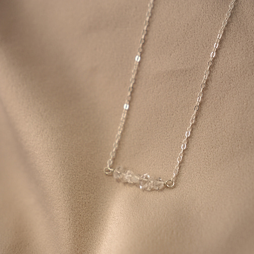 SV925/14KGF ラフダイヤモンドパイル AAA ハーキマーダイヤモンド