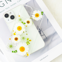 5❁⃘*.全機種対応 押し花ケース オーダー ほぼ全機種対応 押し花 スマホケース No.610】ハンドメイドの押し花