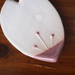 白い桜のはなびら２枚セット　箸置き　豆皿 3枚目の画像
