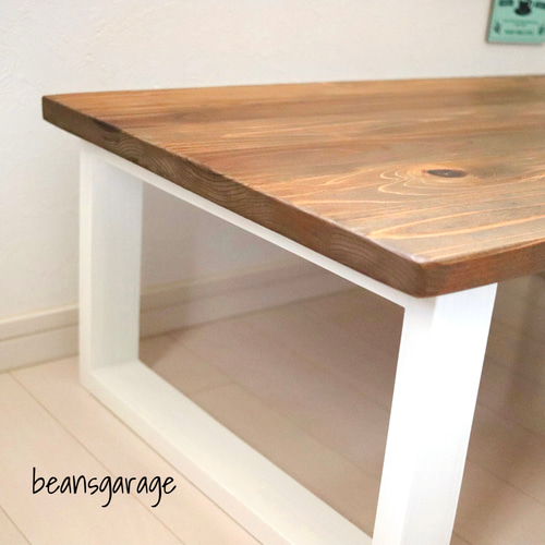 天然木 無垢ローテーブル 90×50cm リビングテーブル コーヒーテーブル 机