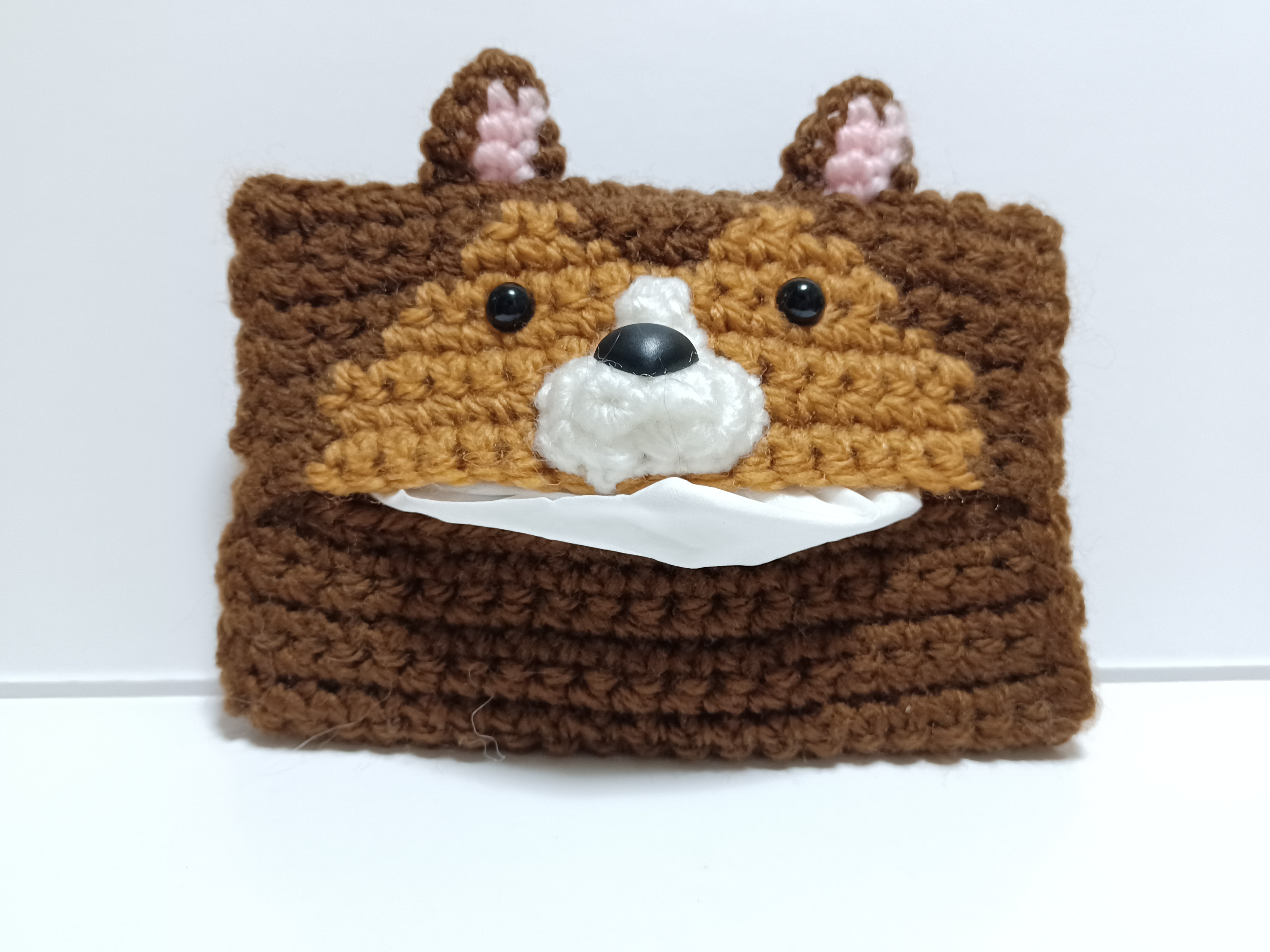 昭和レトロ　PRIMO シェルティ ぬいぐるみ　ティッシュケースカバー 中古品 PRIMO シェルティ ぬいぐるみ ティッシュケースカバー 昭和