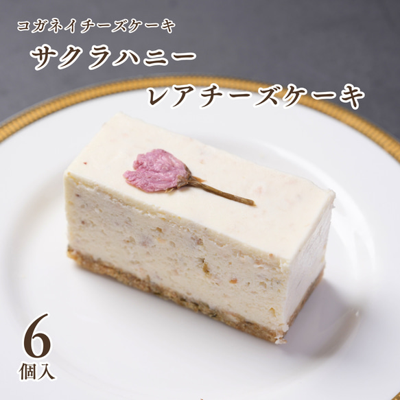 【期間限定】サクラハニーレアチーズケーキ（6個入）【春ギフト】【入学・卒業】【母の日】 1枚目の画像