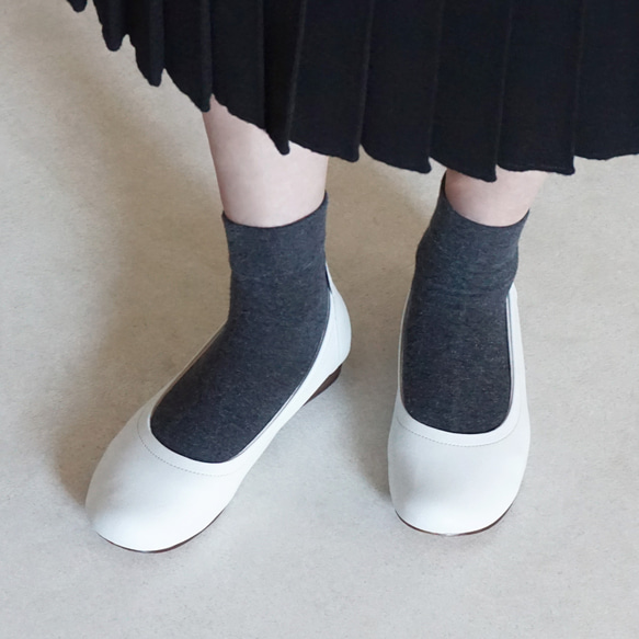 ふんわり柔らか♪バレエシューズ(PETAL) 靴 日本製 国産素材  【5～14・30日以内発送※色による】 5枚目の画像