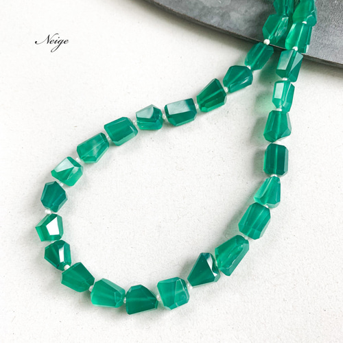 イタリア製 グリーンオニックス グリーンオニキス 天然石 ジュエリー