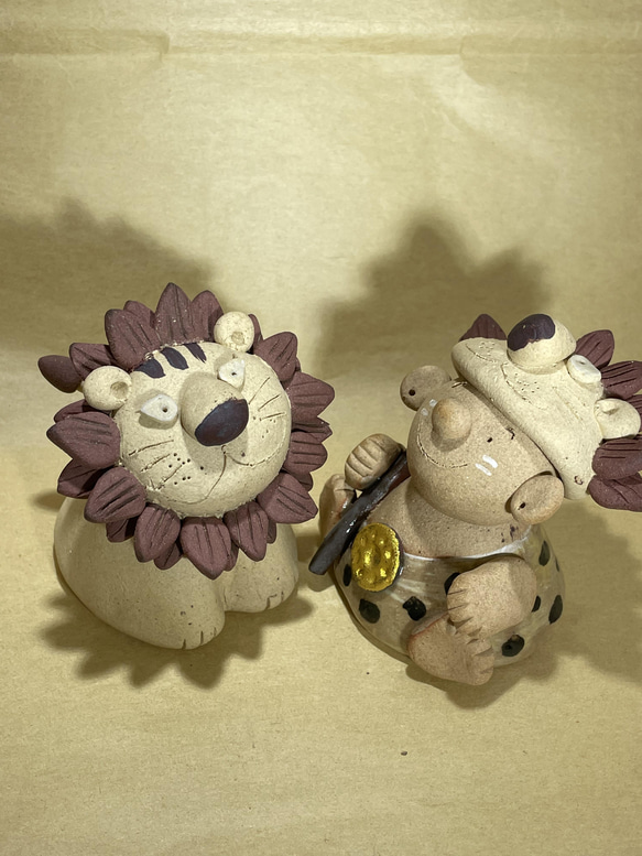 【再販】ライオンキング 　五月人形　（端午の節句）　ライオンと王子 3枚目の画像