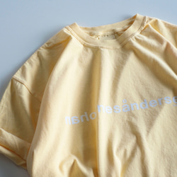ヴィンテージライクLOGO Tシャツ / ユニセックス / バター 5枚目の画像