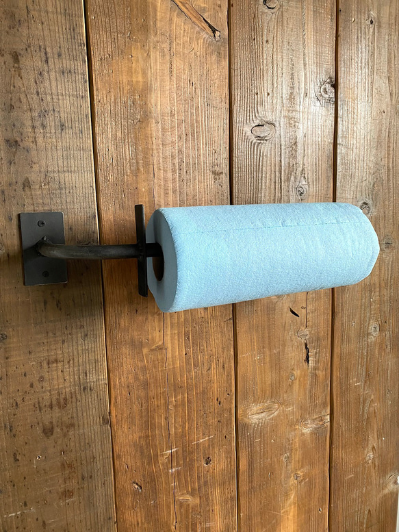 無垢×アイアン　トイレットペーパーフォルダー 日本製】 アイアン トイレットペーパーホルダー S ○ SALAシリーズ