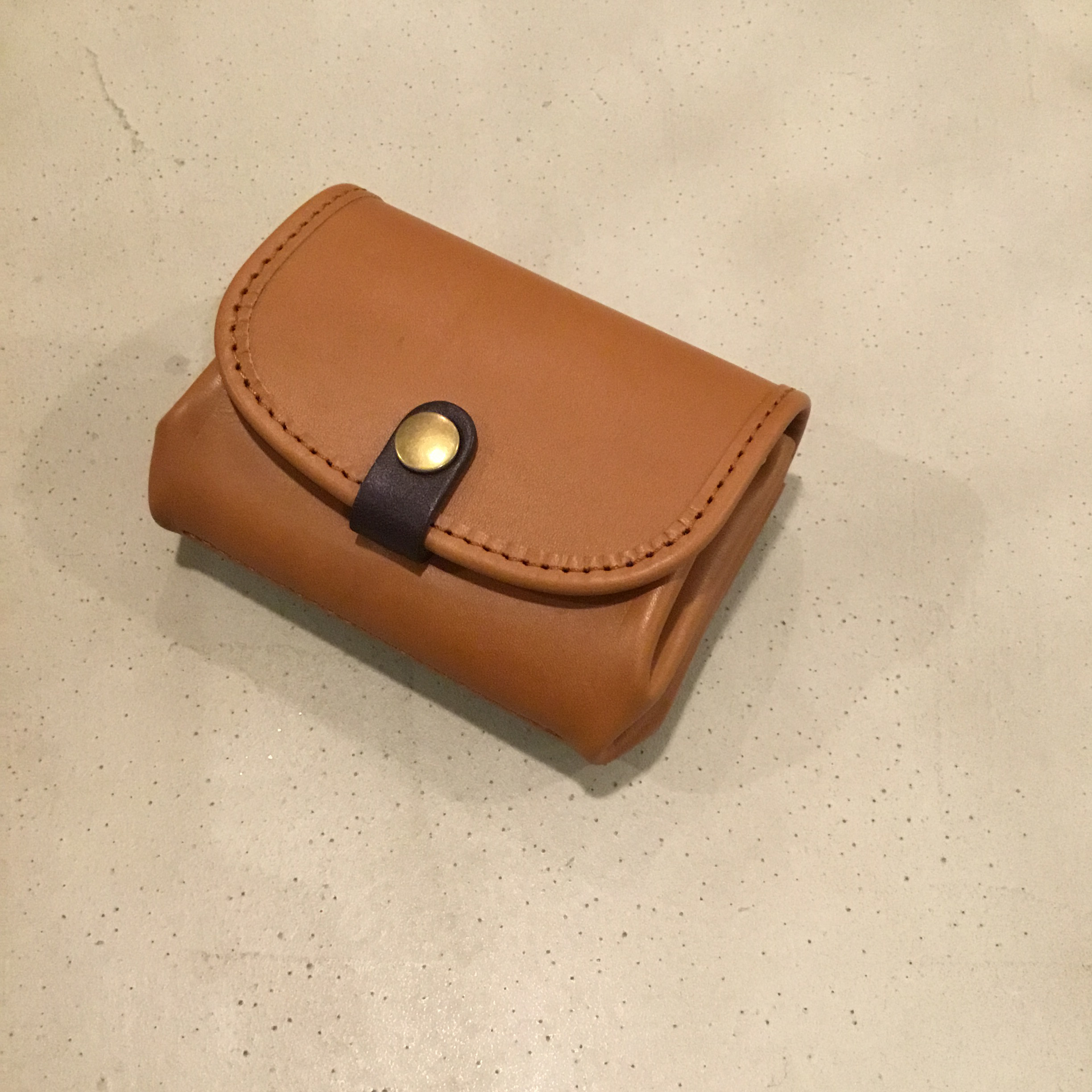 牛革ジャバラお財布「ブラウン」