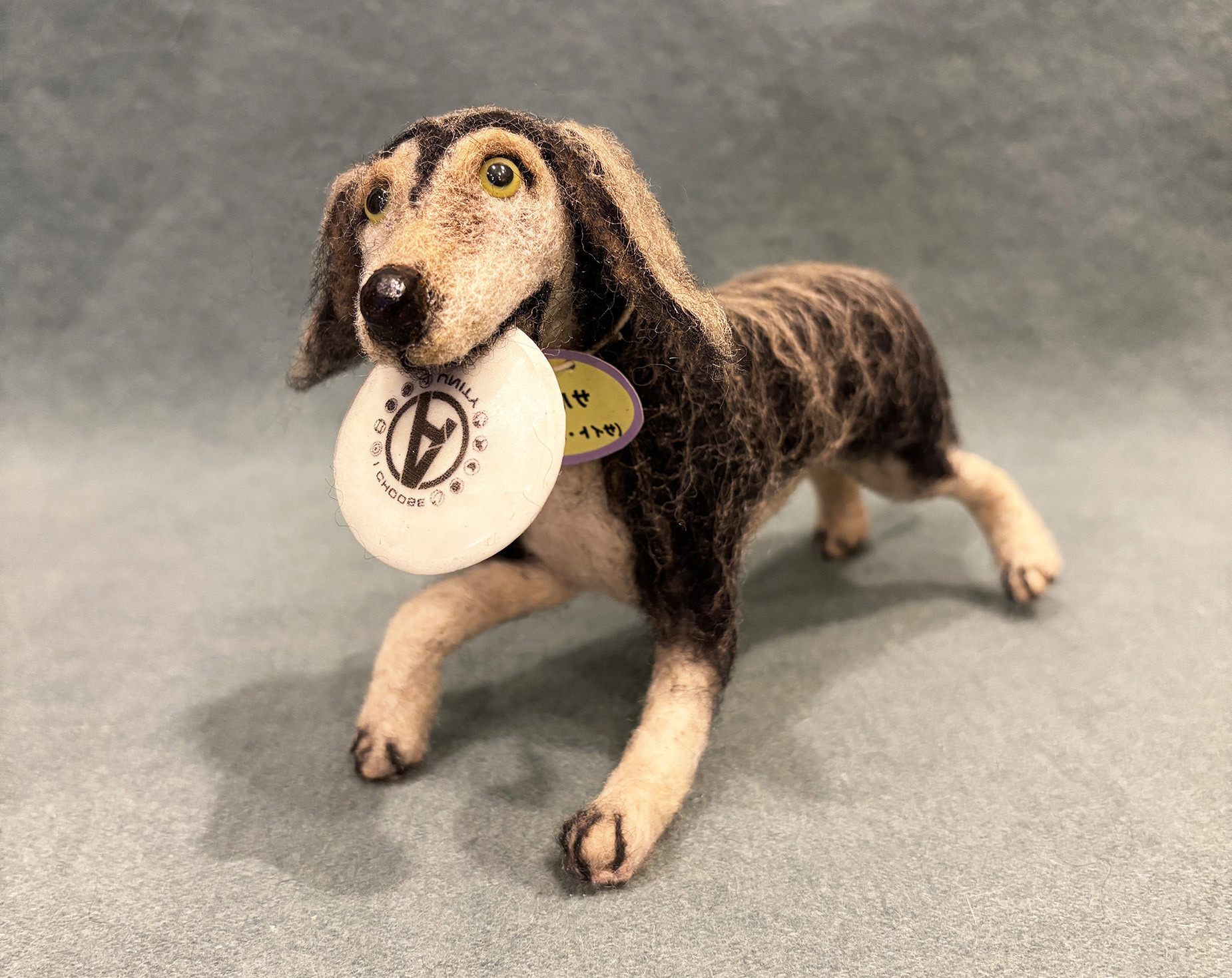 【羊毛フェルト サルーキ 犬 サルキー 】 ミニチュア ドールハウス 羊毛フェルト サルーキ 犬 サルキー 】 ミニチュア ドールハウス