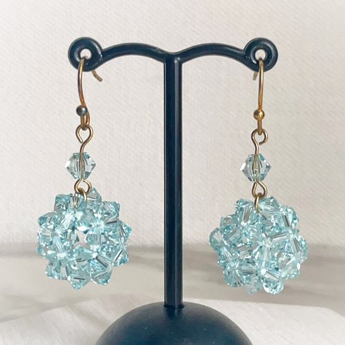 No.33「あったか〜い」ハンドメイド ピアス からく