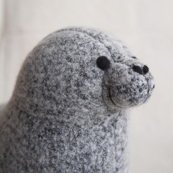 ハンドメイド ぬいぐるみ アザラシ ごま 【公式通販】