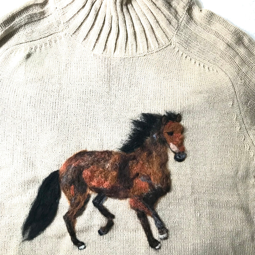 べニタニイズミさん　yoso 羊毛刺繍ベスト べニタニイズミさん yoso 羊毛刺繍ベスト