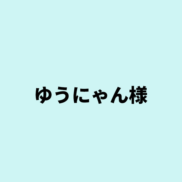 ゆうにゃん様専用 1枚目の画像