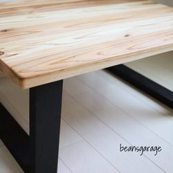 国産杉 90×50cm 無垢ローテーブル 天然木 カフェテーブル コーヒーテーブル リビングテーブル キッズテーブル 6枚目の画像