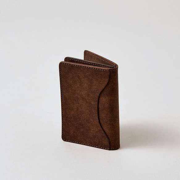 Name Card Case / D BROWN *レザー名刺入れ*レザーカードケース*プエブロ 1枚目の画像