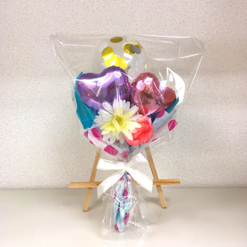 ととと様　１６日迄　お菓子ブーケ　バルーンブーケ　発表会　結婚式　誕生日 お菓子ブーケ バルーンブーケ オーロラバルーン 誕生日 結婚式