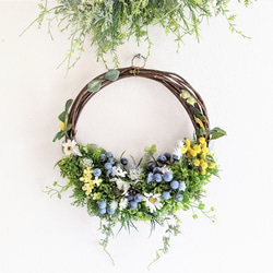 パンママ♡ミモザ♡フラワーリース ミモザのリース リース atelier-plantsplanet 通販 11109187