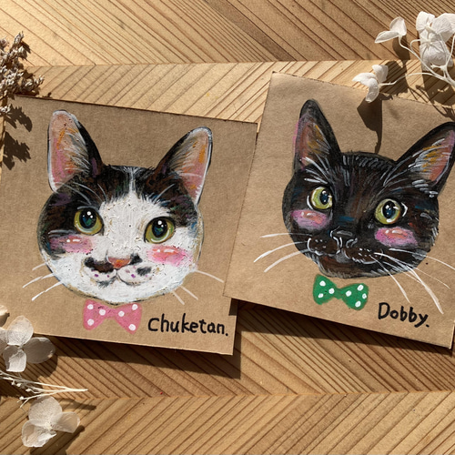 ほんわか幸せのペットの似顔絵☆犬猫似顔絵イラスト イラスト ほんわか幸せのペットの似顔絵☆犬猫似顔絵イラスト イラスト