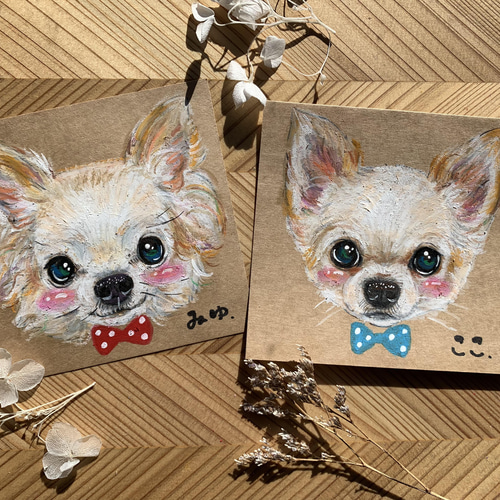 ほんわか幸せのペットの似顔絵☆犬猫似顔絵イラスト イラスト ほんわか幸せのペットの似顔絵☆犬猫似顔絵イラスト イラスト