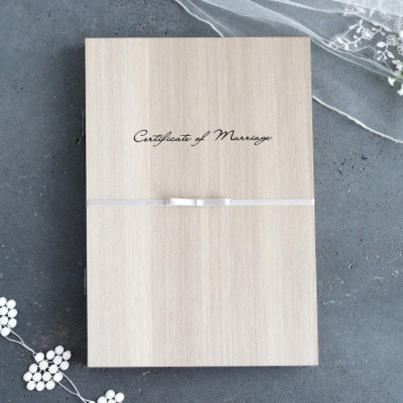 木製ブック結婚証明書／結婚誓約書＆ウェディングツリー☆♪フィーノ人気商品！ 10枚目の画像