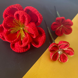 つまみ細工　カチューシャ　花冠 つまみ細工カチューシャ 七五三カチューシャ 七五三髪飾り 着物