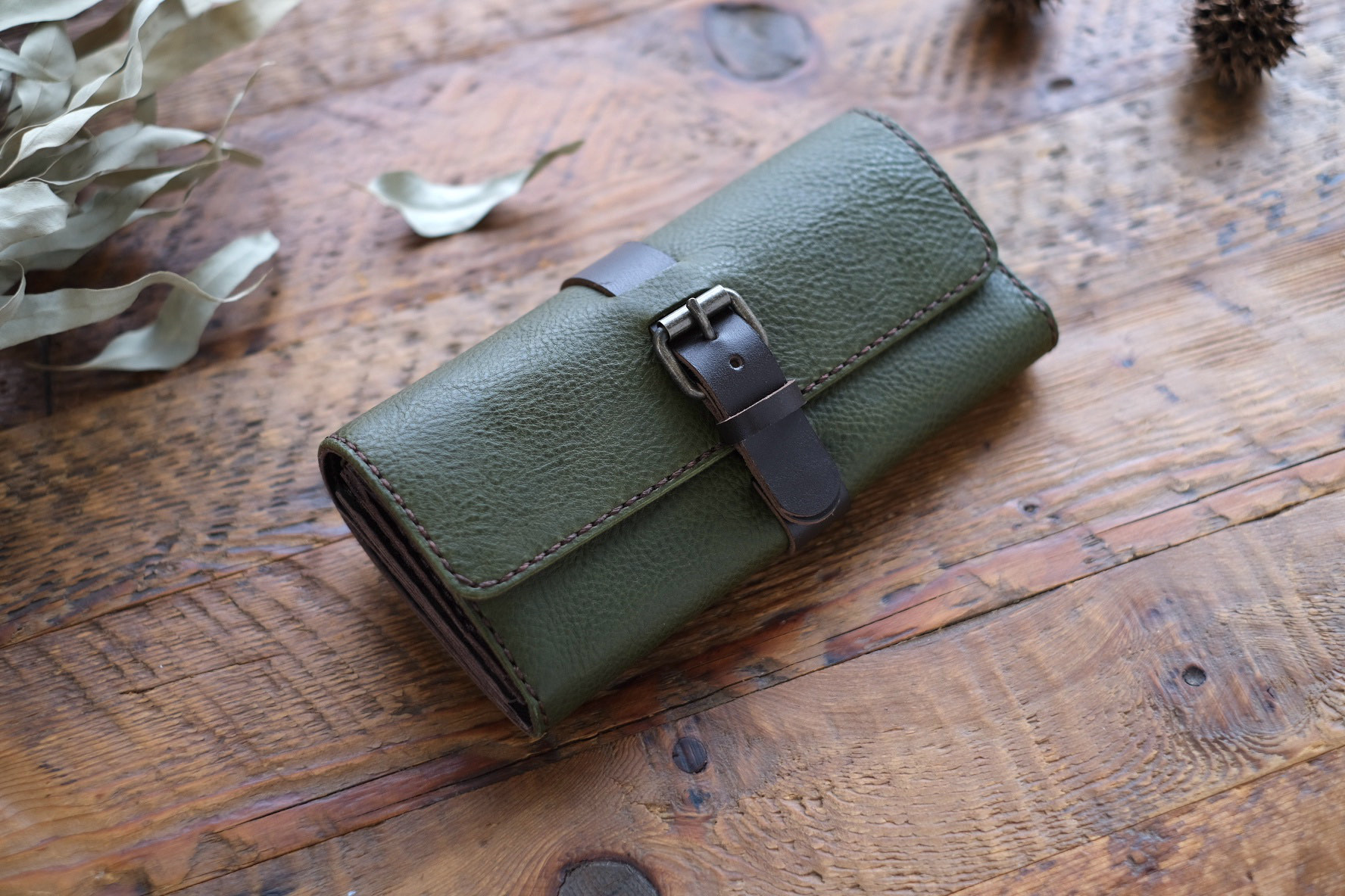 【未使用品】PORTER グリーン WALL 長財布