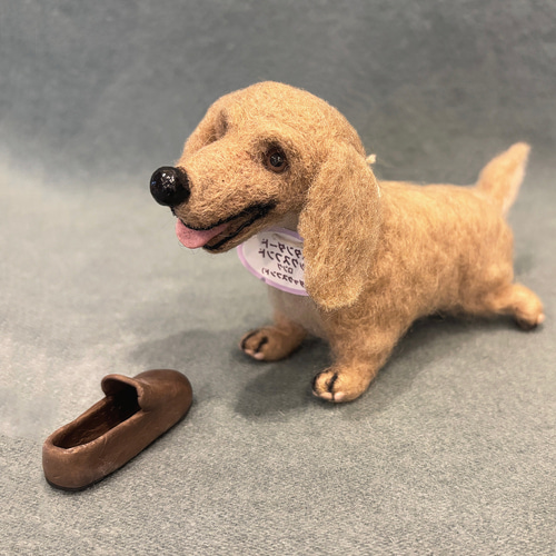 ダックスフンド] スタンダードダックスフンド 羊毛フェルト dedeyoko