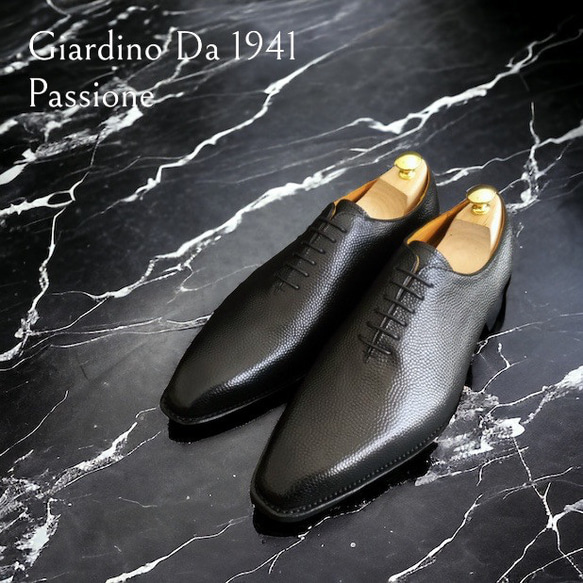 GIA No.09"Passione"クラシコ調６アイレットホールカット／受注生産品（納期60日）／グッドイヤーウェルト 3枚目の画像