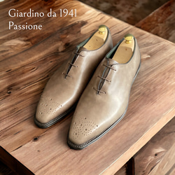 GIA No.09"Passione"クラシコ調６アイレットホールカット／受注生産品（納期60日）／グッドイヤーウェルト 10枚目の画像