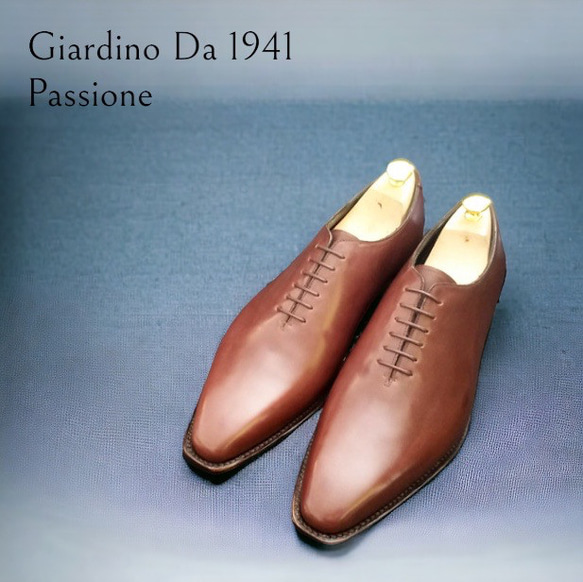 GIA No.09"Passione"クラシコ調６アイレットホールカット／受注生産品（納期60日）／グッドイヤーウェルト 5枚目の画像