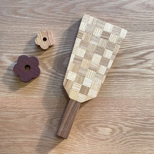 羽子板 オブジェ｜全3種類 はごいた 正月 雛祭り ひなまつり 寄木