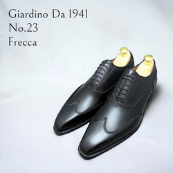 GIA No.23"Freccia"クラシコ調ブラインドブローグ／受注生産品（納期60日）／グッドイヤーウェルト 1枚目の画像