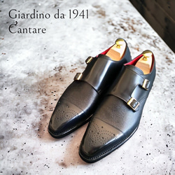 GIA No.34 "Cantare" クラシコ調ダブルモンクストラップ／受注生産品（納期60日）／グッドイヤーウェルト 14枚目の画像