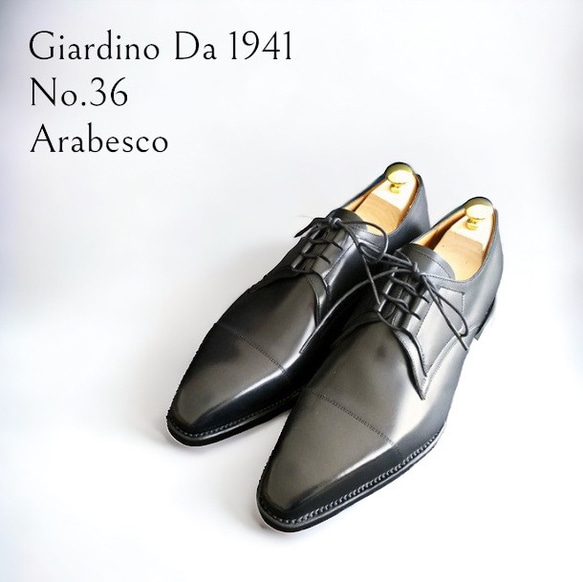 GIA No.36"Arabesco"クラシコ調ギリースタイルキャップトウ／受注生産品（納期60日）／グッドイヤー 1枚目の画像