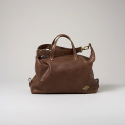 *送料無料* 2way Boston Bag / SAND BEIGE 1枚目の画像