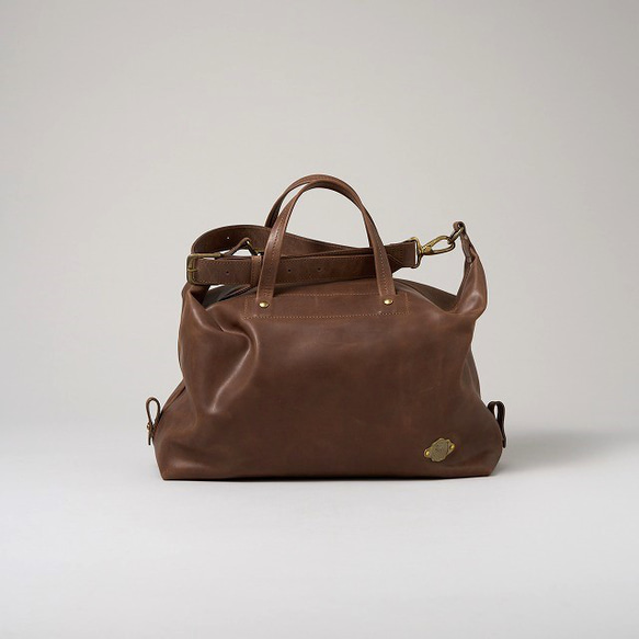 *送料無料* 2way Boston Bag / SAND BEIGE 1枚目の画像