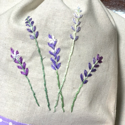 チョコッと刺繍入りの巾着三点セット。 3枚目の画像